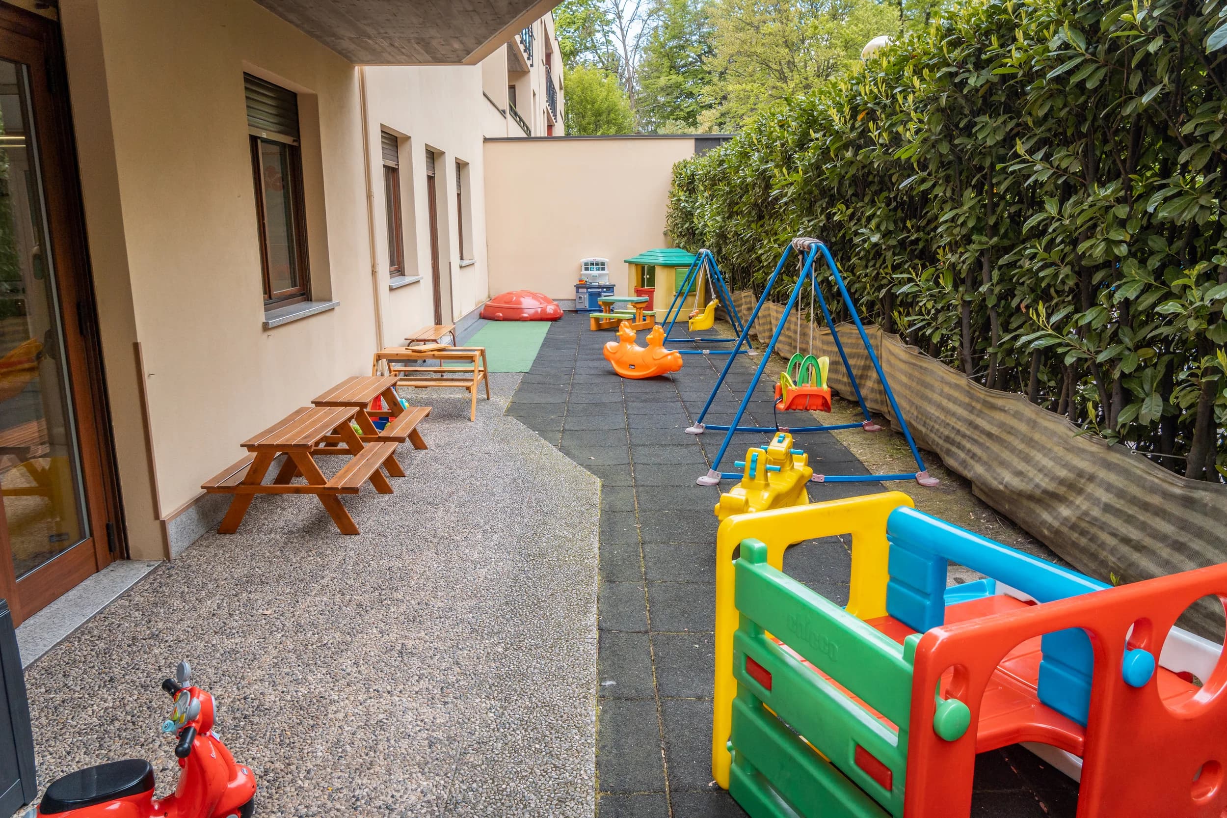 Giardino esterno – Babylandia asilo nido Varese